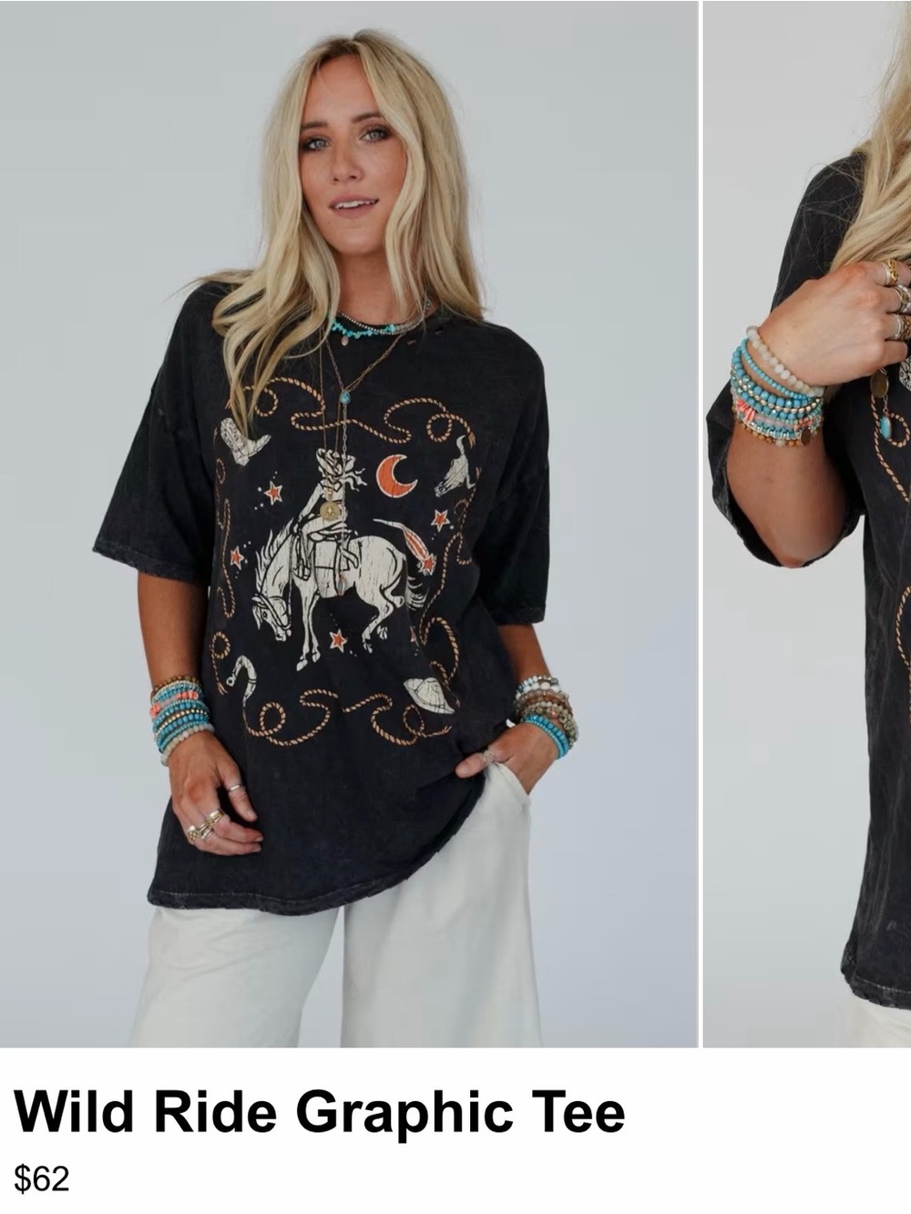 Wild Ride Graphic Tee - Black